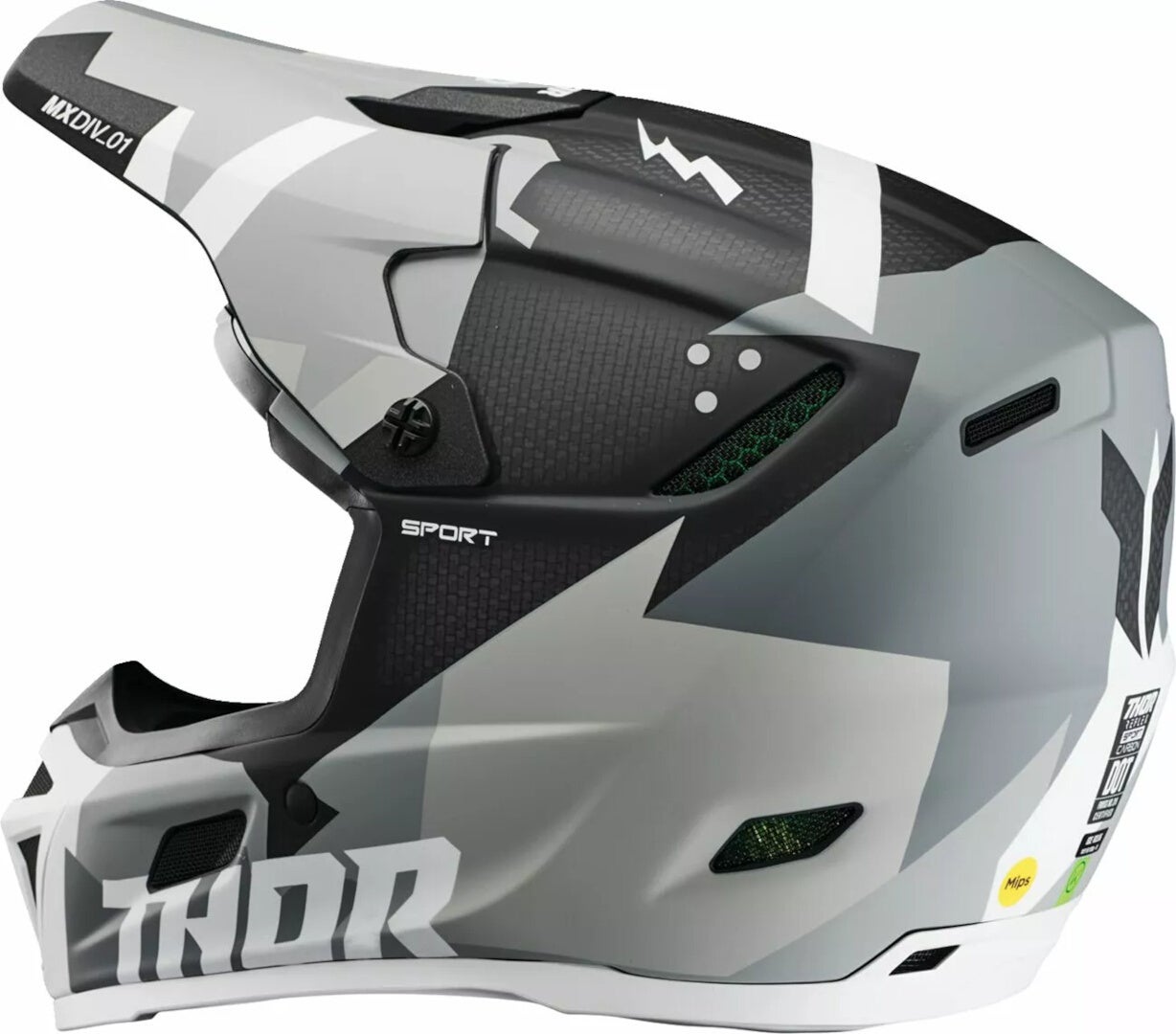 Thor Reflex Carbon Brave Casco da motocross S (55/56) Figura 3