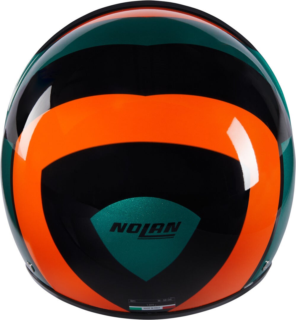 Nolan N21 06 Tangente Casque jet noir/vert/orange S (56) Figure 2