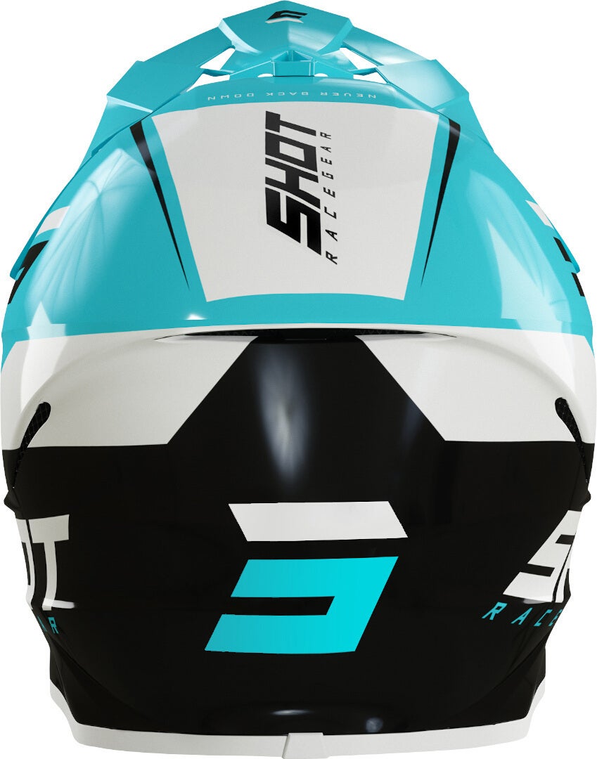 Shot Furious Chase Motocross Helm schwarz/blau M (57/58) Abbildung 2