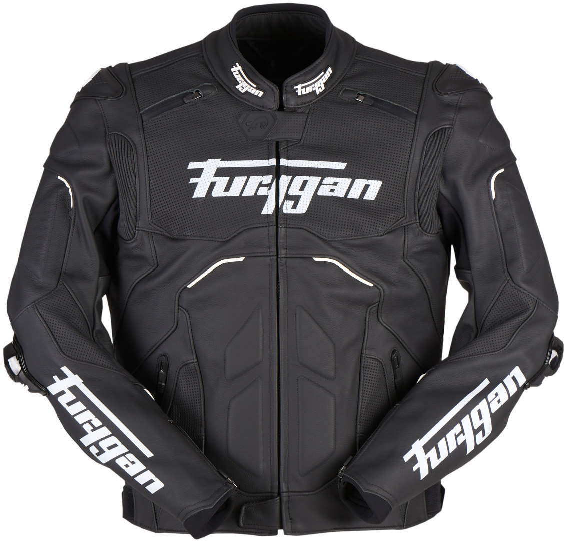Furygan Raptor Evo 2 오토바이 가죽 재킷 흑백 3XL 그림 1