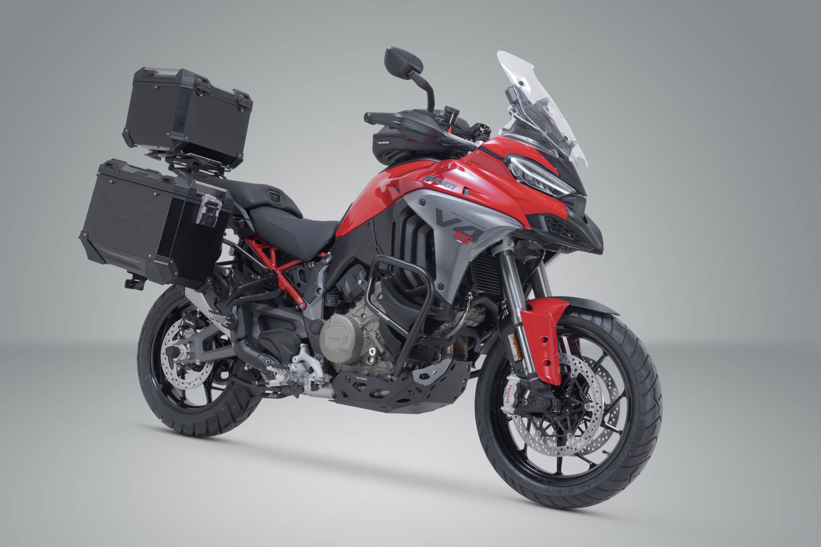 Set de aventură SW-Motech TRAX ADV - Negru. Ducati Multistrada V4 (20-). Figura 2