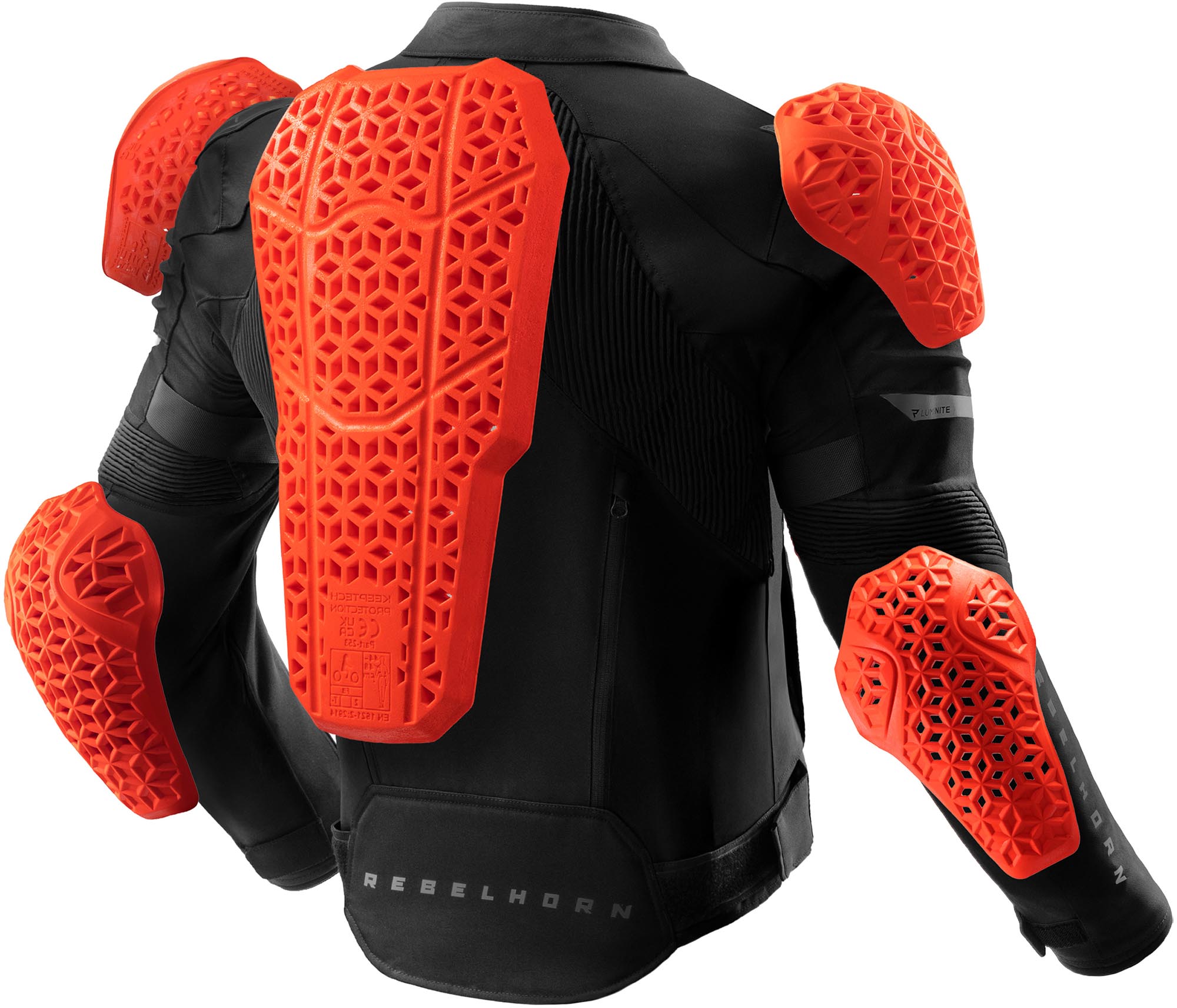 Rebelhorn Vandal 2 waterproof Motorcycle Textile Jacket black 10XL Figure 12