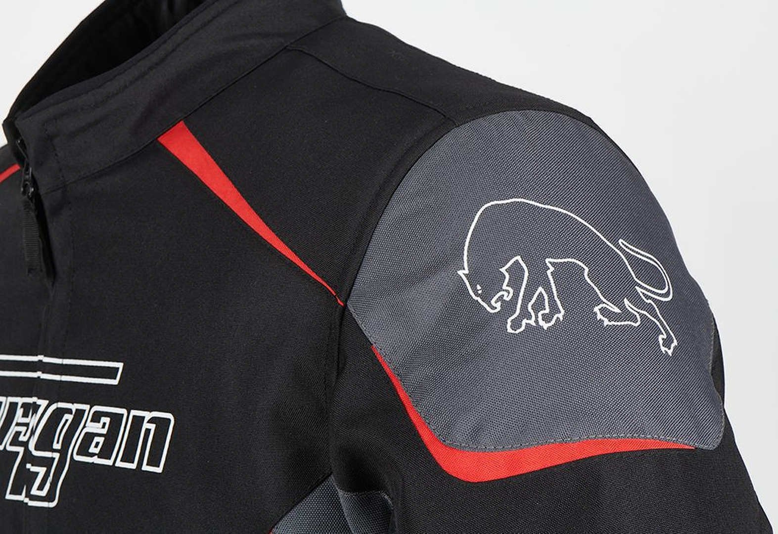 Furygan Yori Waterproof Motorcycle Textile Jacket black/grey/red L Figure 4