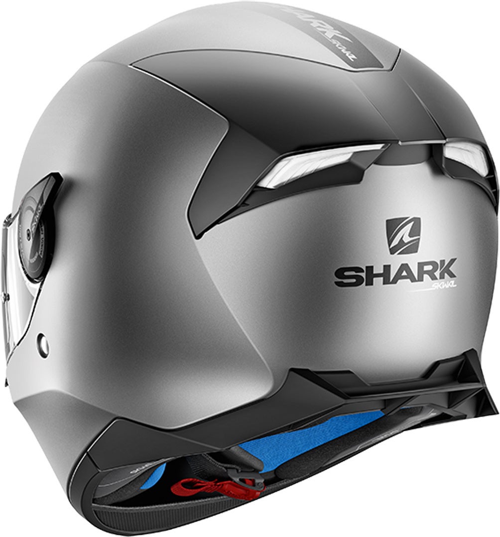 Shark Skwal 2 Blank Mat Casco LED mate plateado L (59/60) Figura 2