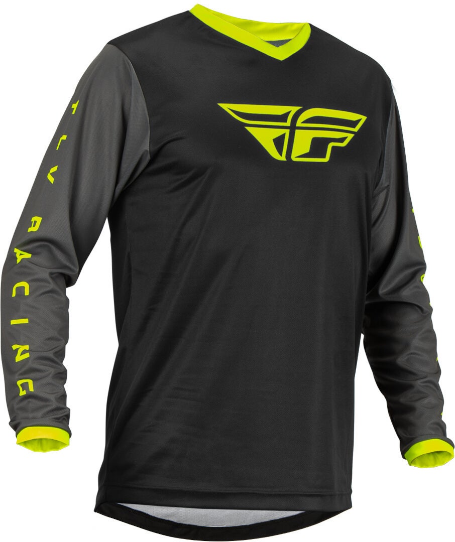Fly Racing F-16 2023 Motocross Jersey schwarz/grau/neon 5XL Abbildung 2