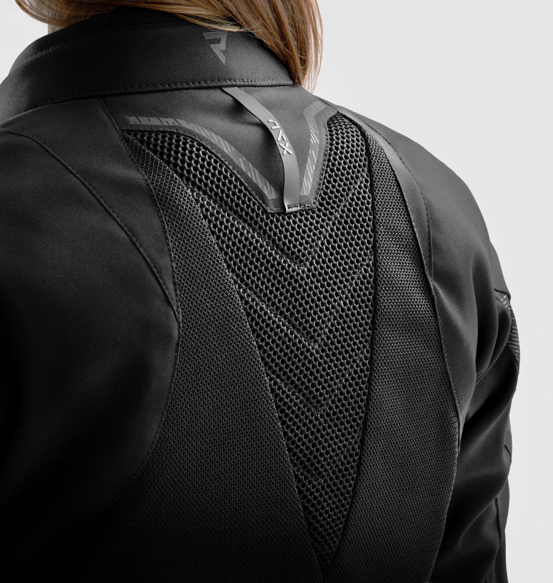 Rebelhorn Jax waterproof Ladies Motorcycle Textile Jacket black 3XL Figure 4