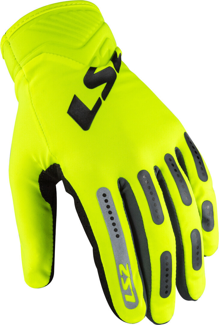 LS2 Bend Gloves neon yellow L Figure 1