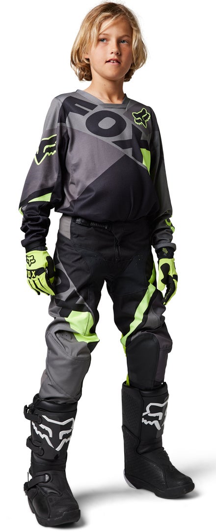 FOX 180 Xpozr Jugend Motocross Hose grau/gelb 26 Abbildung 9