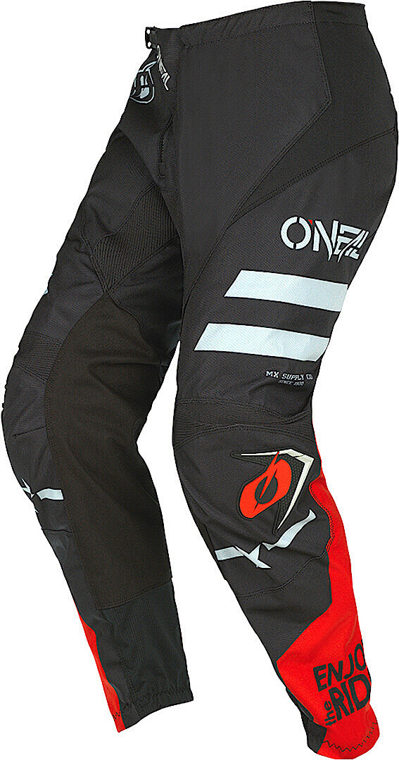 Oneal Element Squadron V.22 Motocross bukser sort/grå/rød 42 Figur 1