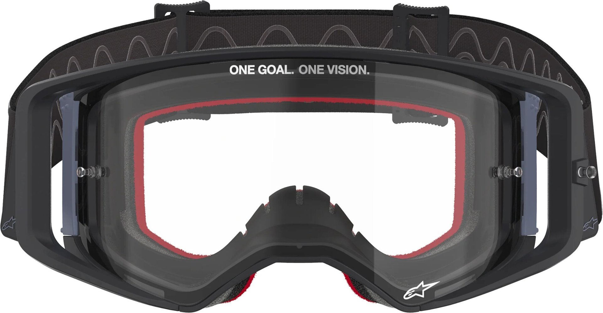 Alpinestars Supertech Corp Absolute Vision Stripe Motocross Glasögon Svart/grå Figur 3