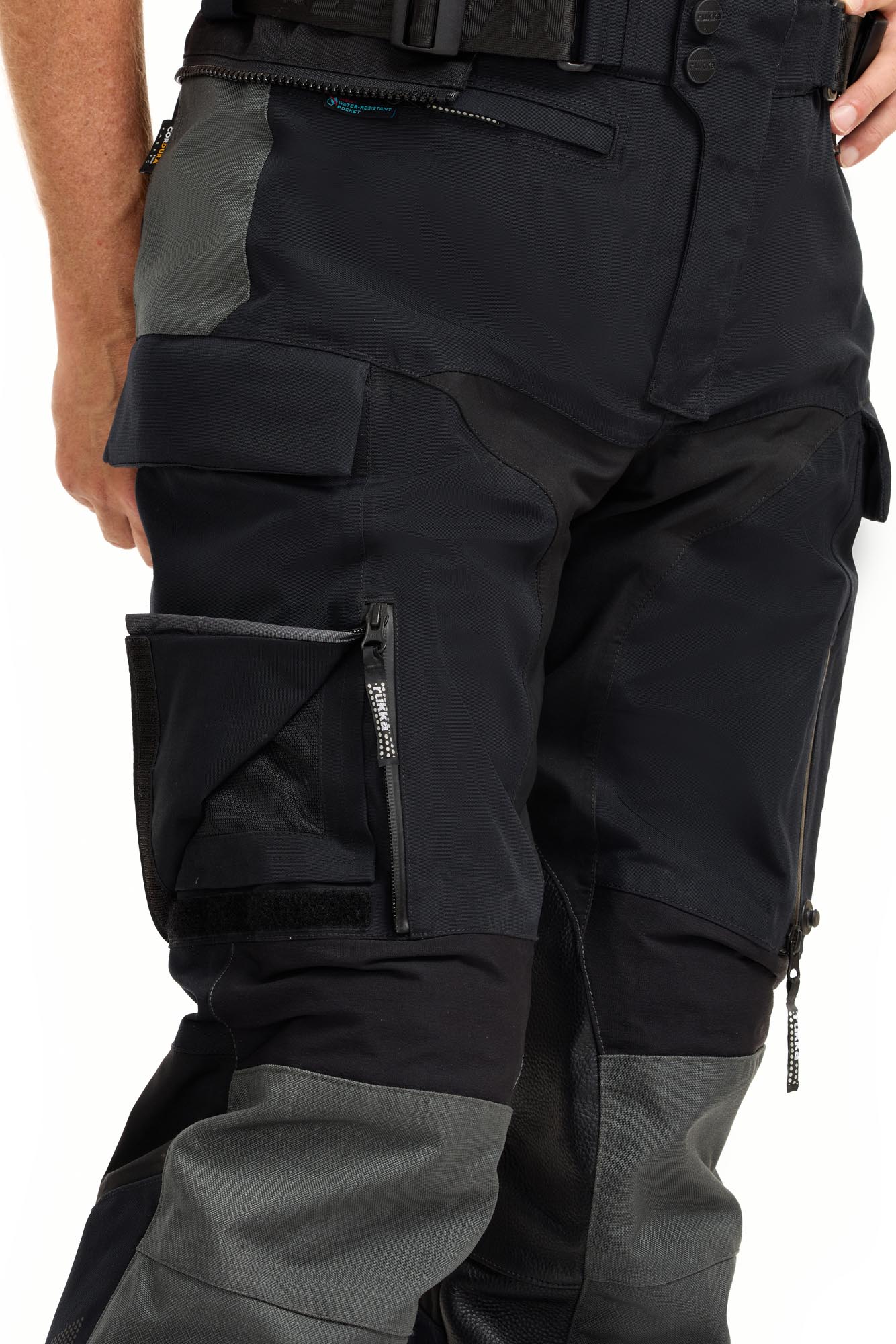 Rukka Titantrail-R GTX Motorcycle Textile Pants black/grey 64 Figure 5