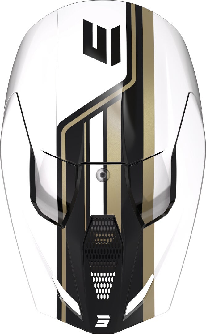 Shot Furious Heritage Motorcross helm wit/zwart S (55/56) Figuur 3