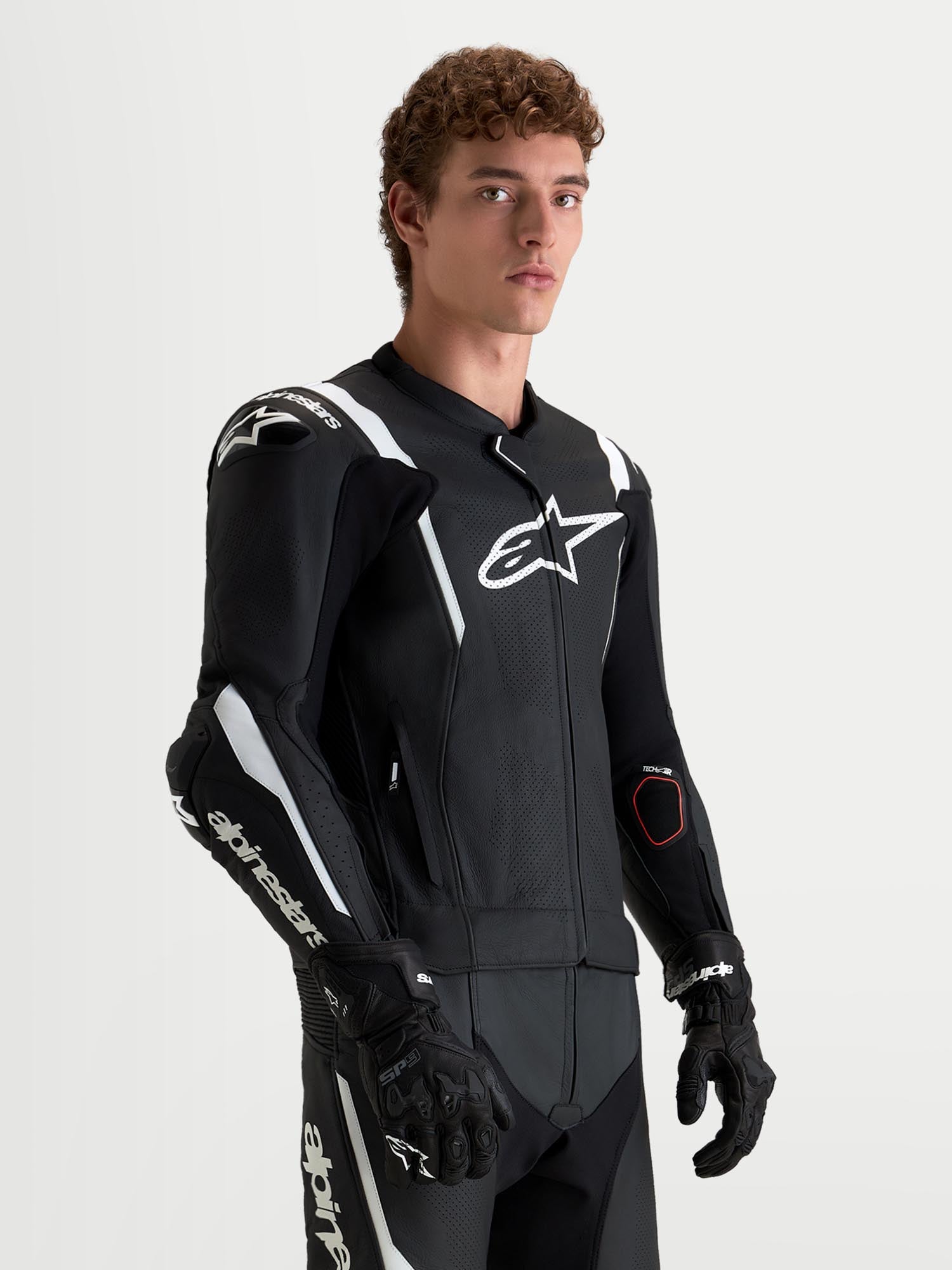 Alpinestars Missile V3 2-Teiler Motorrad Lederkombi schwarz/weiß 52 Abbildung 10