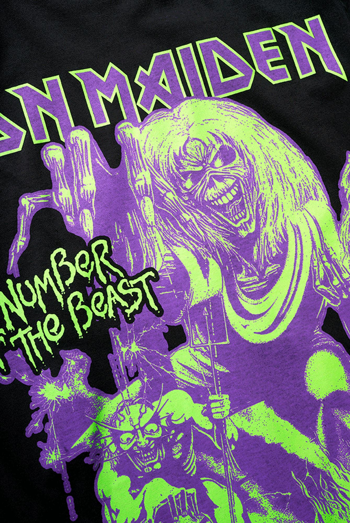 Brandit Iron Maiden Number Of The Beast T-shirt S Figure 2
