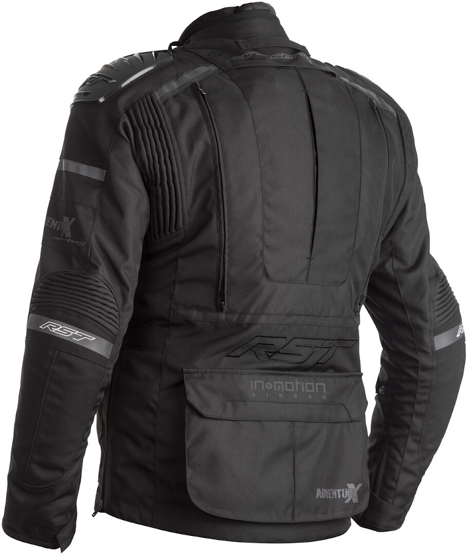 RST Adventure-X Airbag Motorcykel Textil Jacka svart 5XL Figur 2