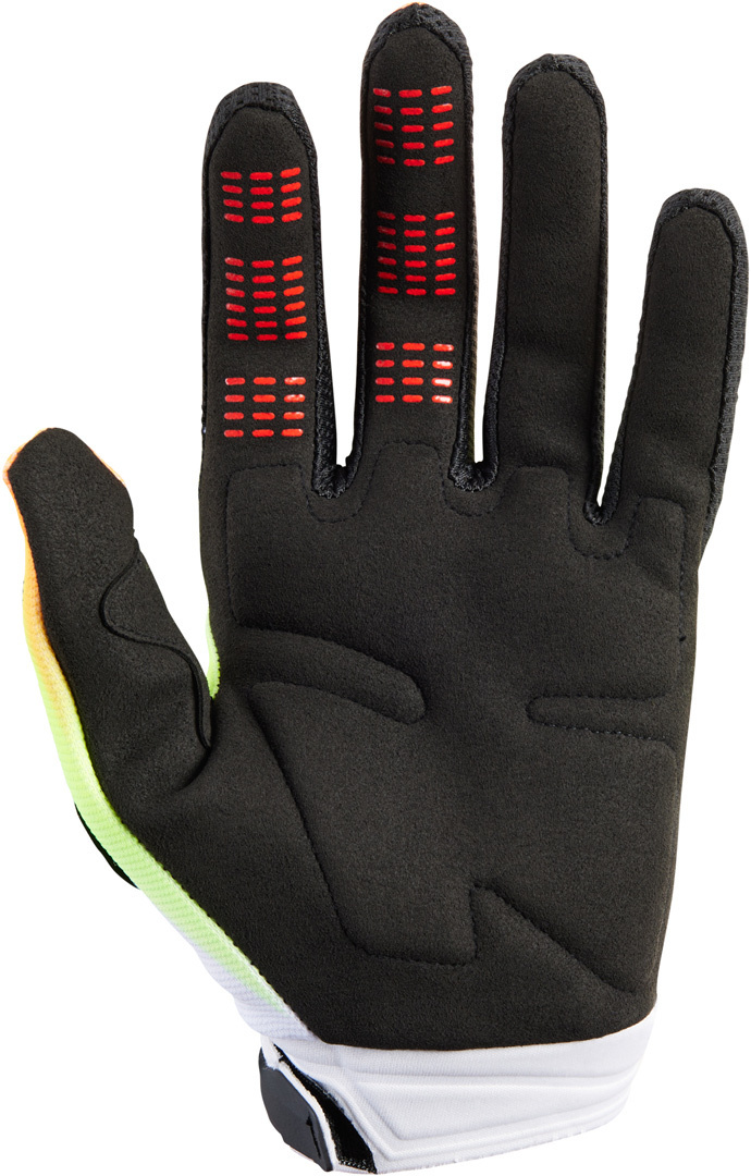 FOX 180 Statk Motocross Handschuhe rot/gelb 2XL Abbildung 5