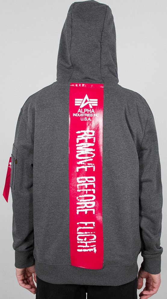 Alpha Industries RBF Latex Hettegenser mørkegrå M Figur 2