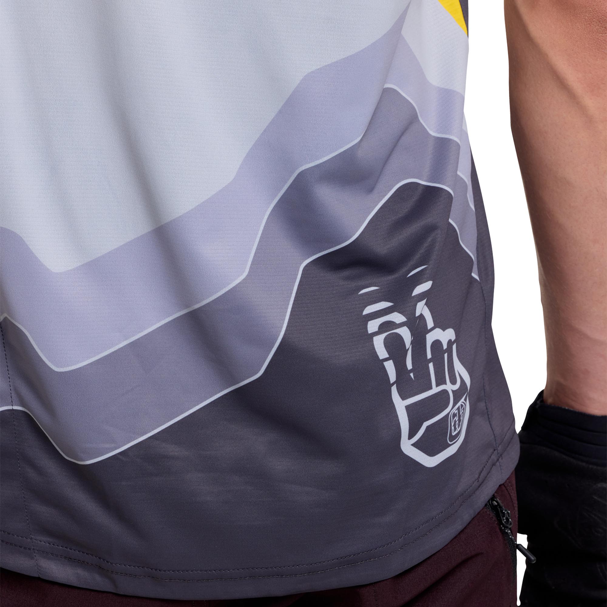 Troy Lee Designs Skyline Pro Descend Short Sleeve Bicycle Jersey carbon/black XL Figure 5