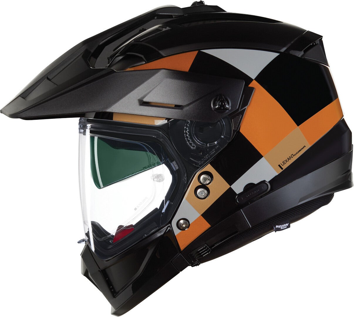 Nolan N70-2X 06 Ruvido N-Com Motocross Helm schwarz/grau/ocker M (58) Abbildung 2