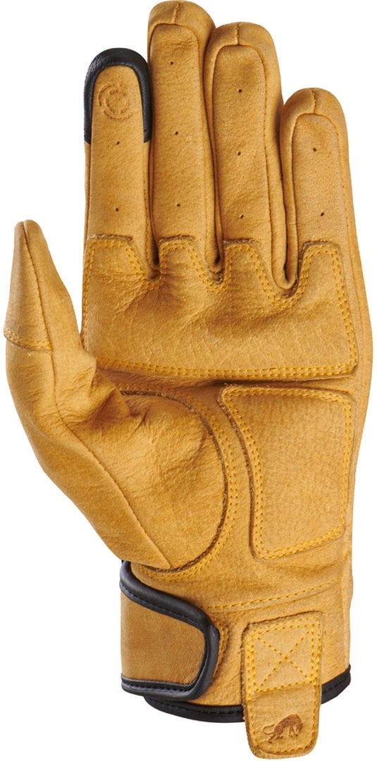 Furygan TD Vintage D3O® Motorcykelhandsker til damer gul XL Figur 2