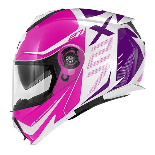 GIVI X.27 Dimension Klaphelm wit/fuchsia/violet S Figuur 2