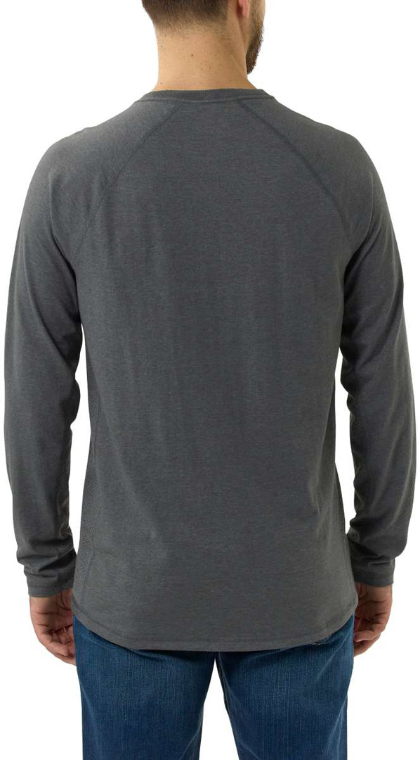Carhartt Force Flex Pocket Langarmshirt dunkelgrau M Abbildung 2