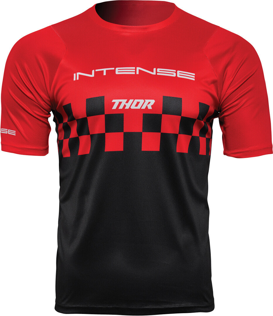 Thor Intense Assist Chex Jersey bicicleta vermelho/preto M Figura 1