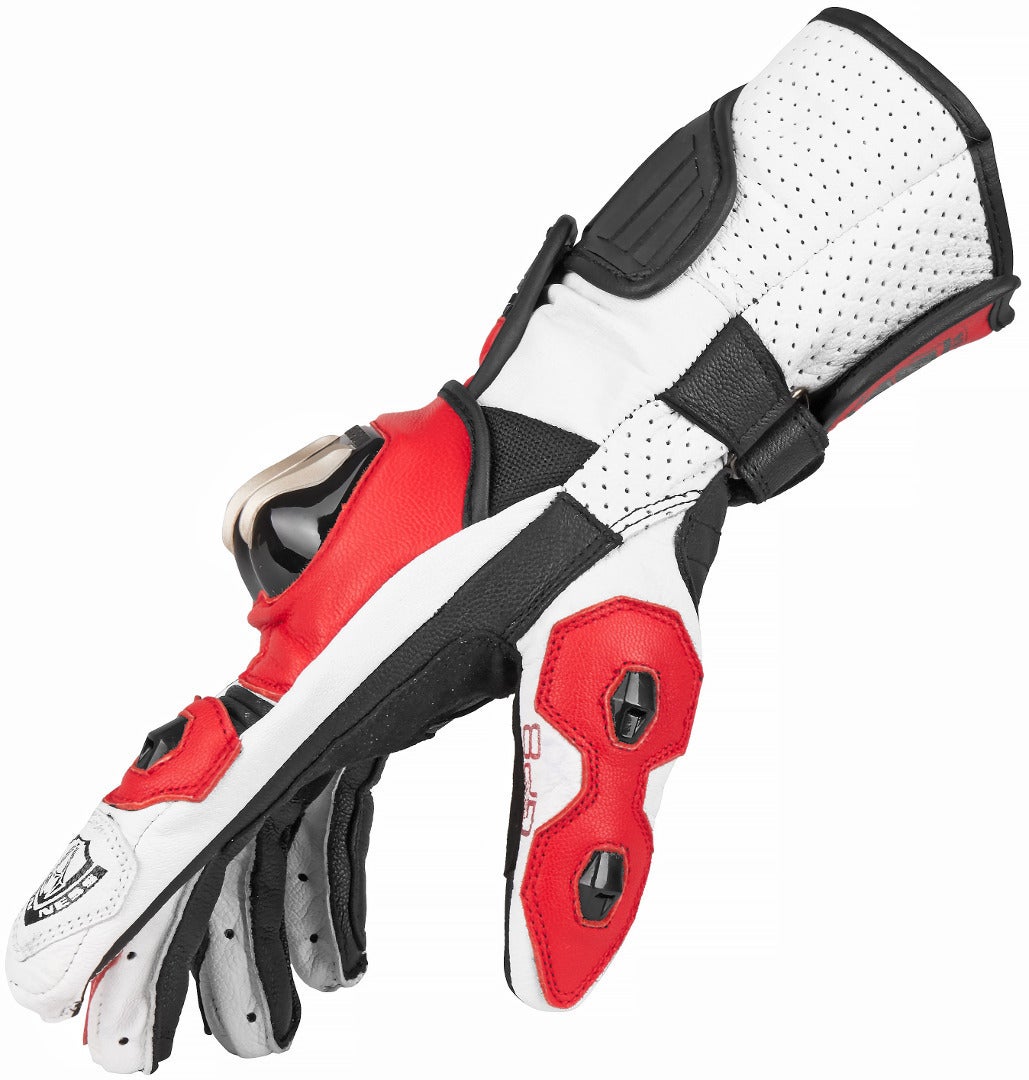 Arlen Ness Yakun Motorradhandschuhe schwarz/rot L Abbildung 2