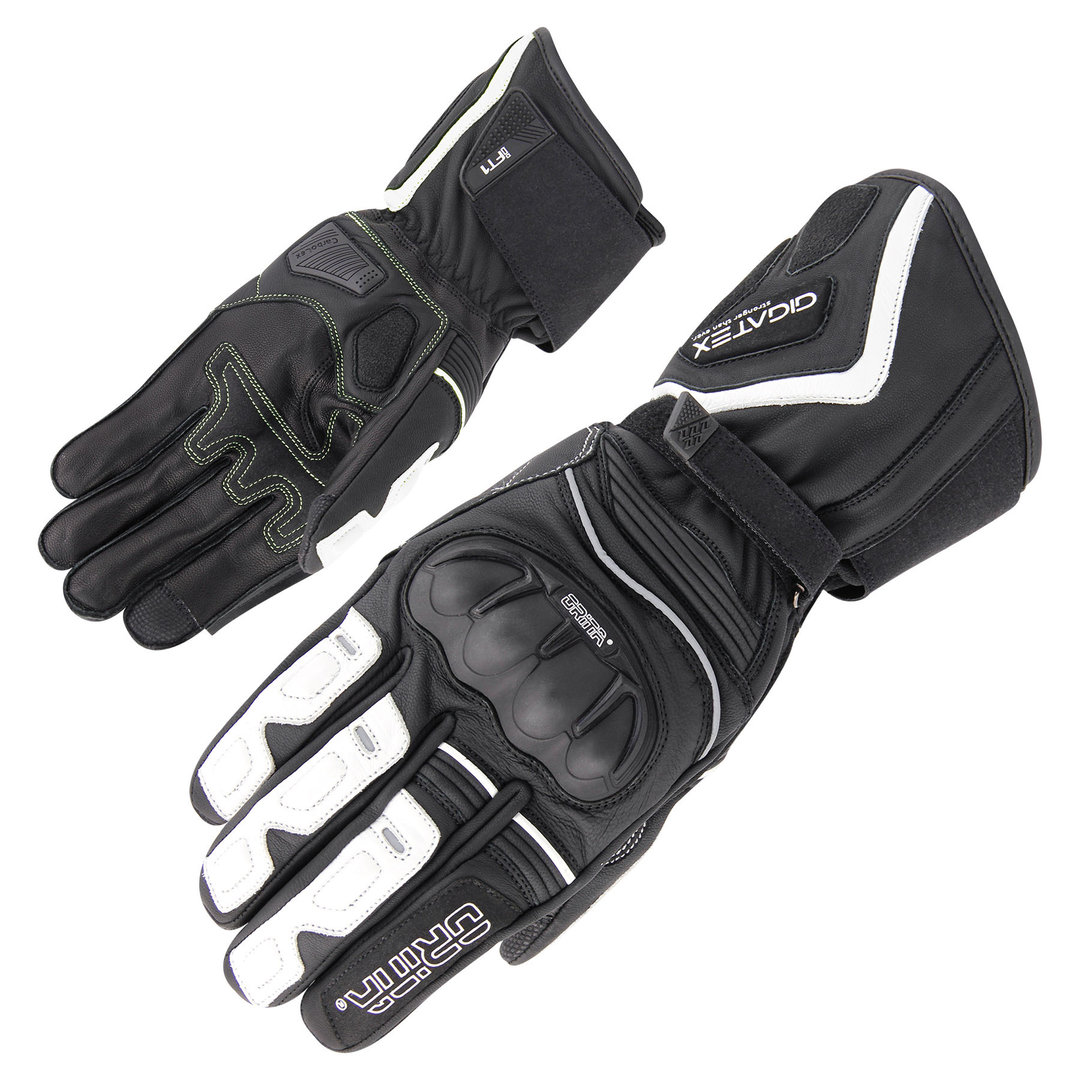Orina Neptune Waterproof Mănuși de motocicletă alb/negru 7 (S) Figura 1