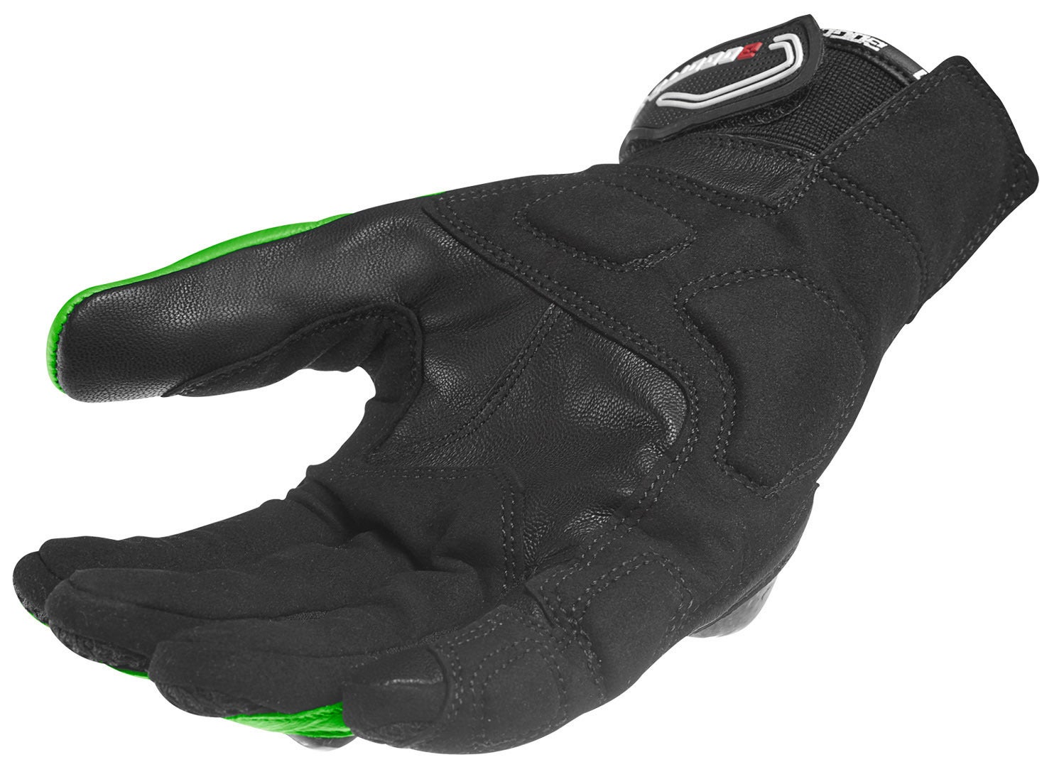 Bogotto Flint Motorcykelhandsker sort/grøn 3XL Figur 4