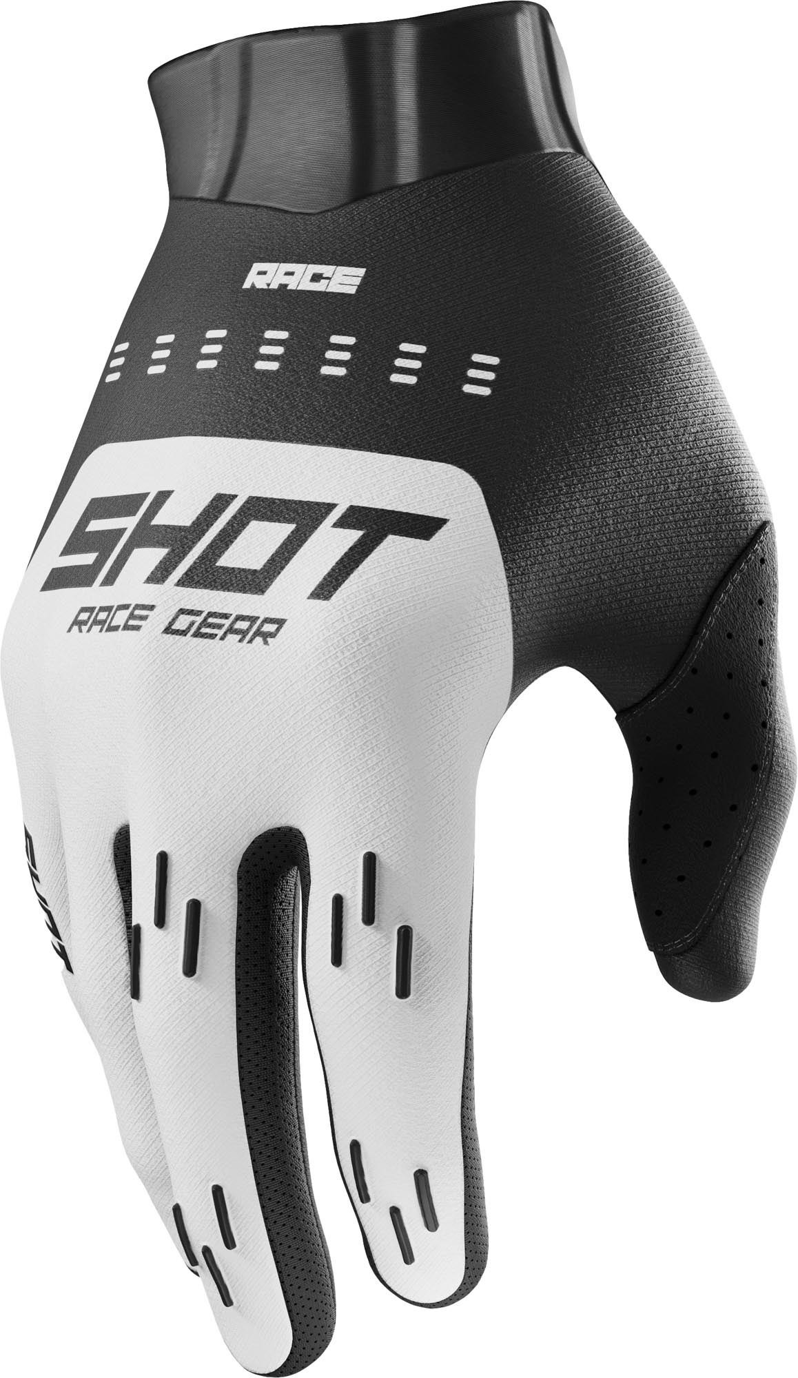 Shot Race Evo Luvas de motocross Branco 8 Figura 1