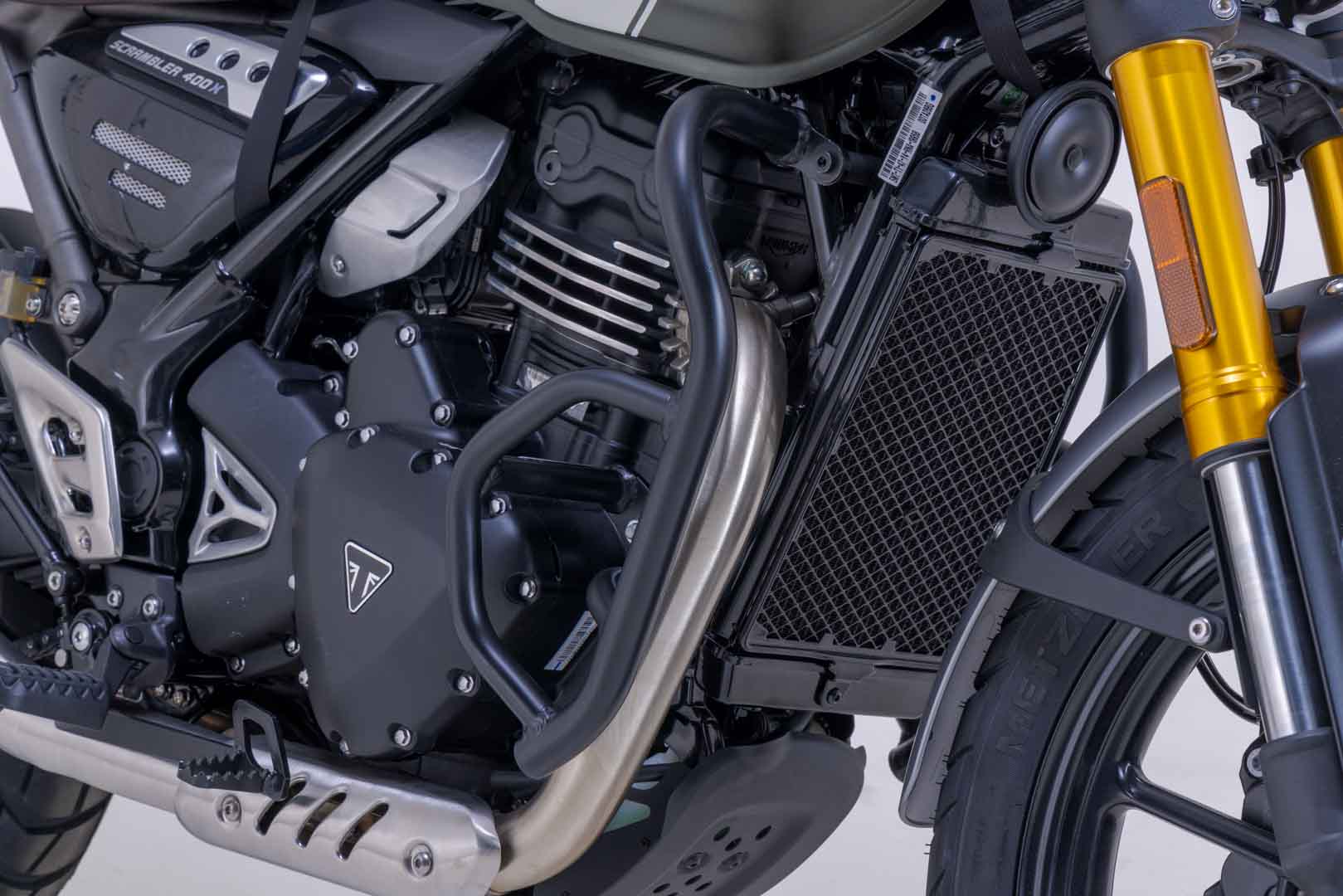 SW-Motech Sturzbügel - Schwarz. Triumph Speed 400, Scrambler 400 X/XC. Abbildung 1