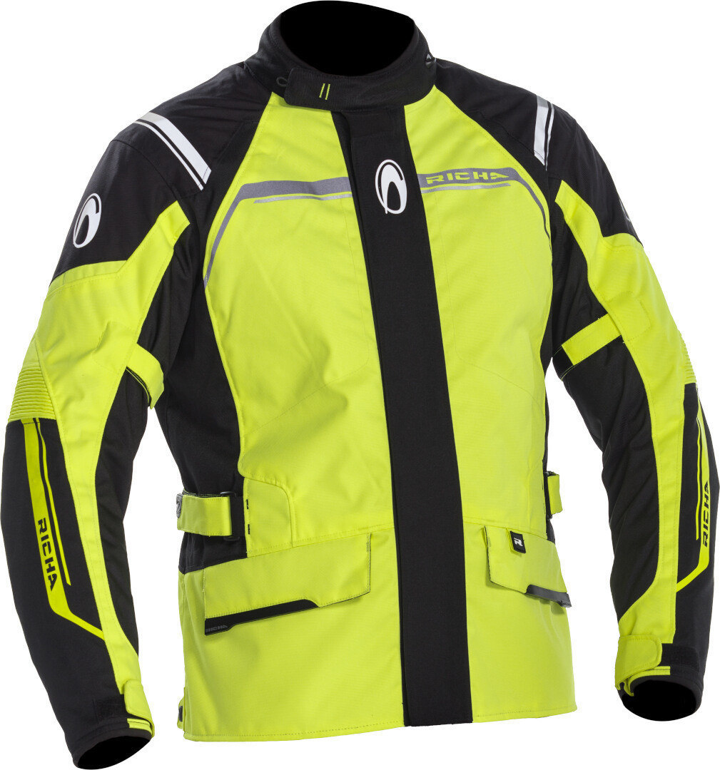 Richa Storm 2 waterproof Motorcycle Textile Jacket yellow/black XL Figure 1