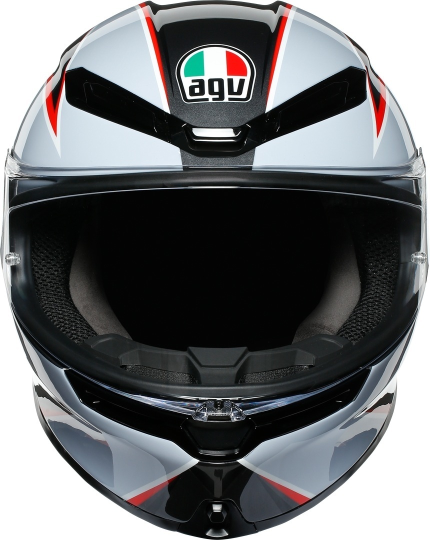 AGV K-6 Flash Helm schwarz matt/grau MS (57/58) Abbildung 6