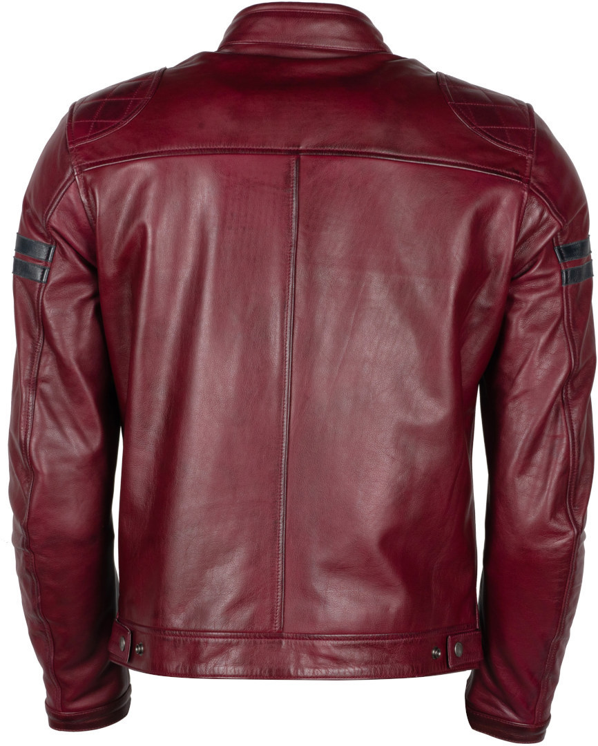 Helstons Chevy Buffalo Motorcycle Leather Jacket dark red 4XL Figure 7