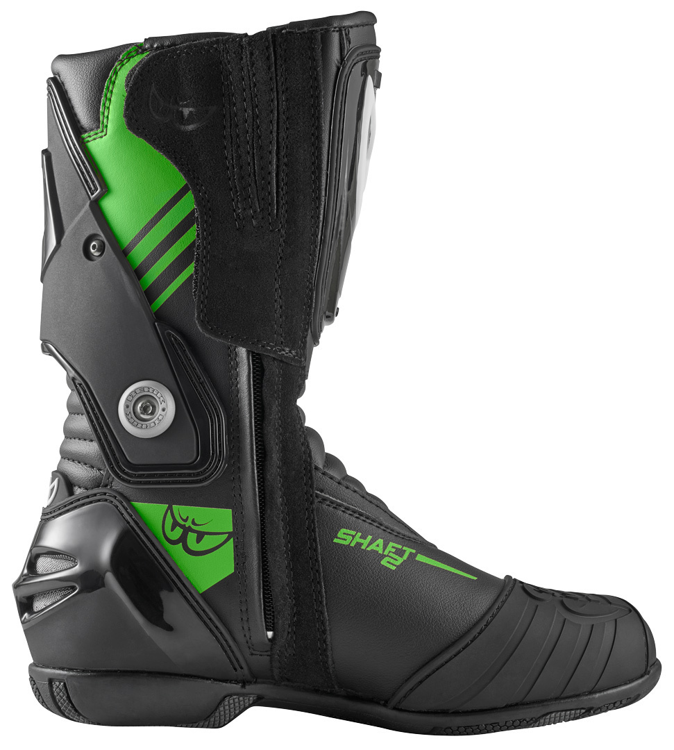 Berik Shaft 3.0 Bottes de moto noir/vert 38 Figure 2