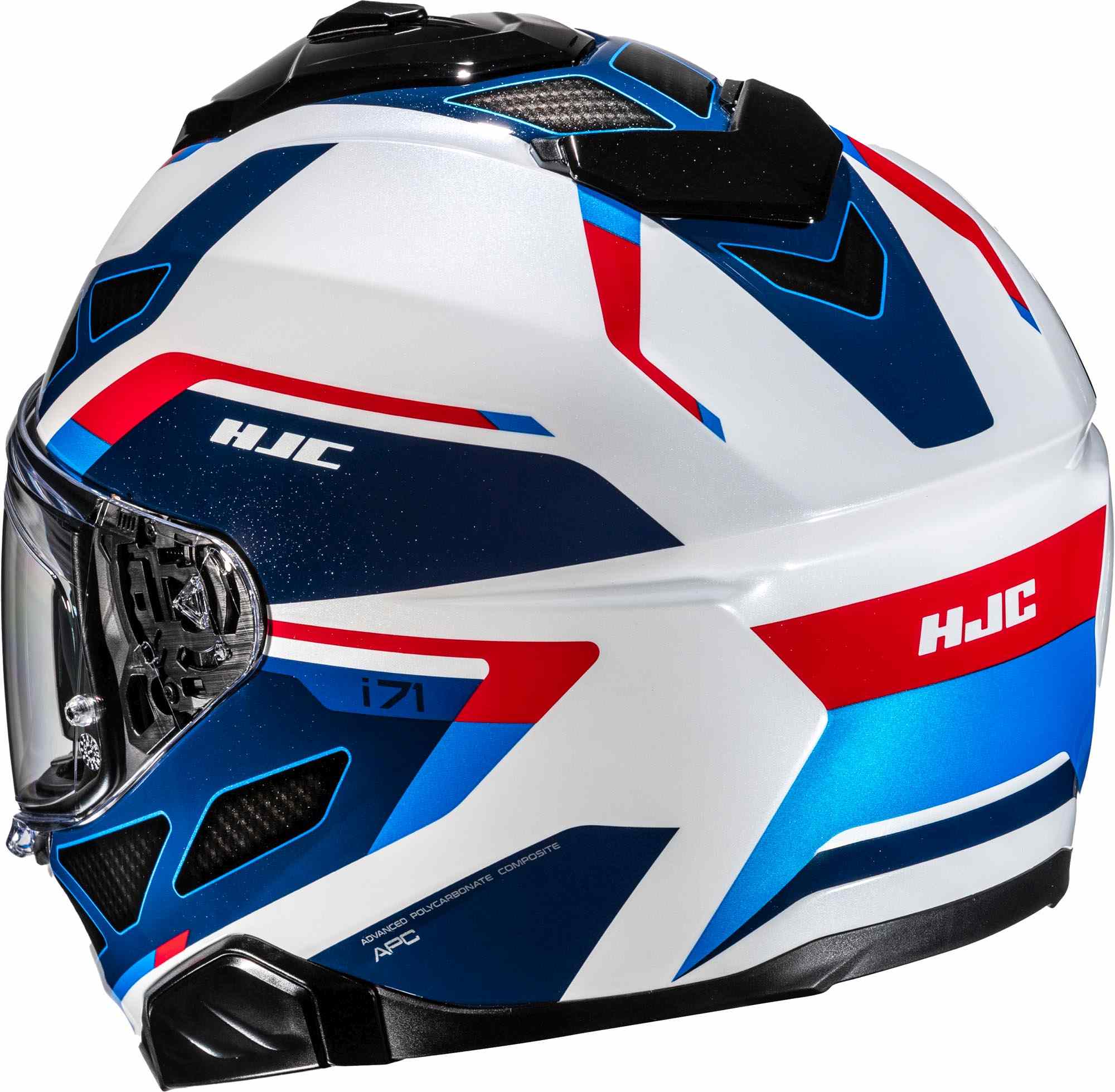 HJC i71 Zest Helmet black/white/blue/red XXL (62/63) Figure 3