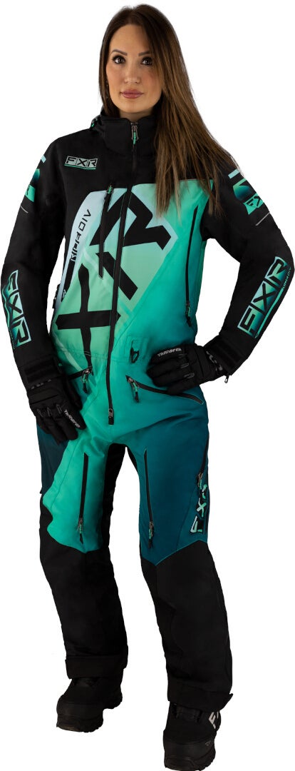 FXR CX F.A.S.T. Insulated 2023 Ladies One Piece Snowmobile Suit-image-986813127