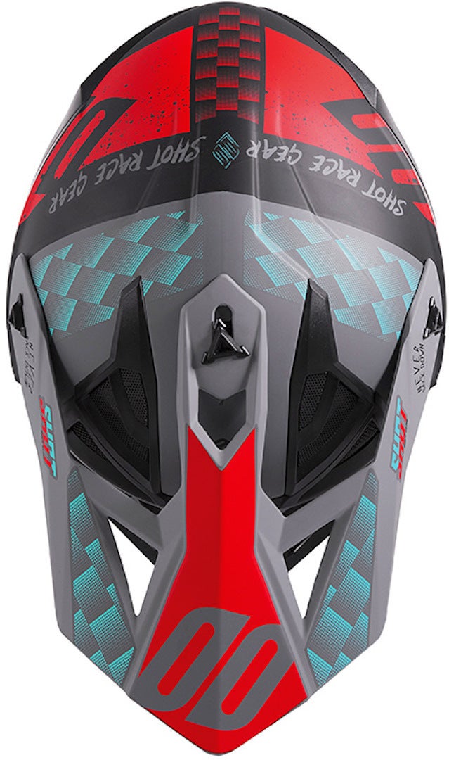 Shot Lite Rush Casco Motocross turchese L (59/60) Figura 2
