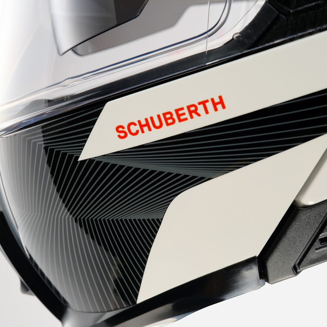 Schuberth E2 Defender Hjelm hvit/blå/rød S (55) Figur 5