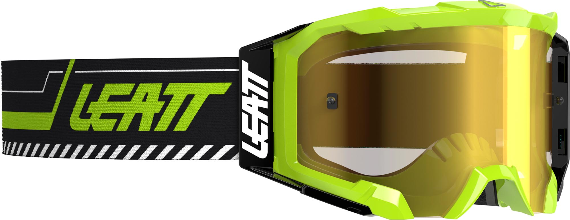Leatt Velocity 5.5 Iriz Stripes Ochelari de motocross galben Figura 1