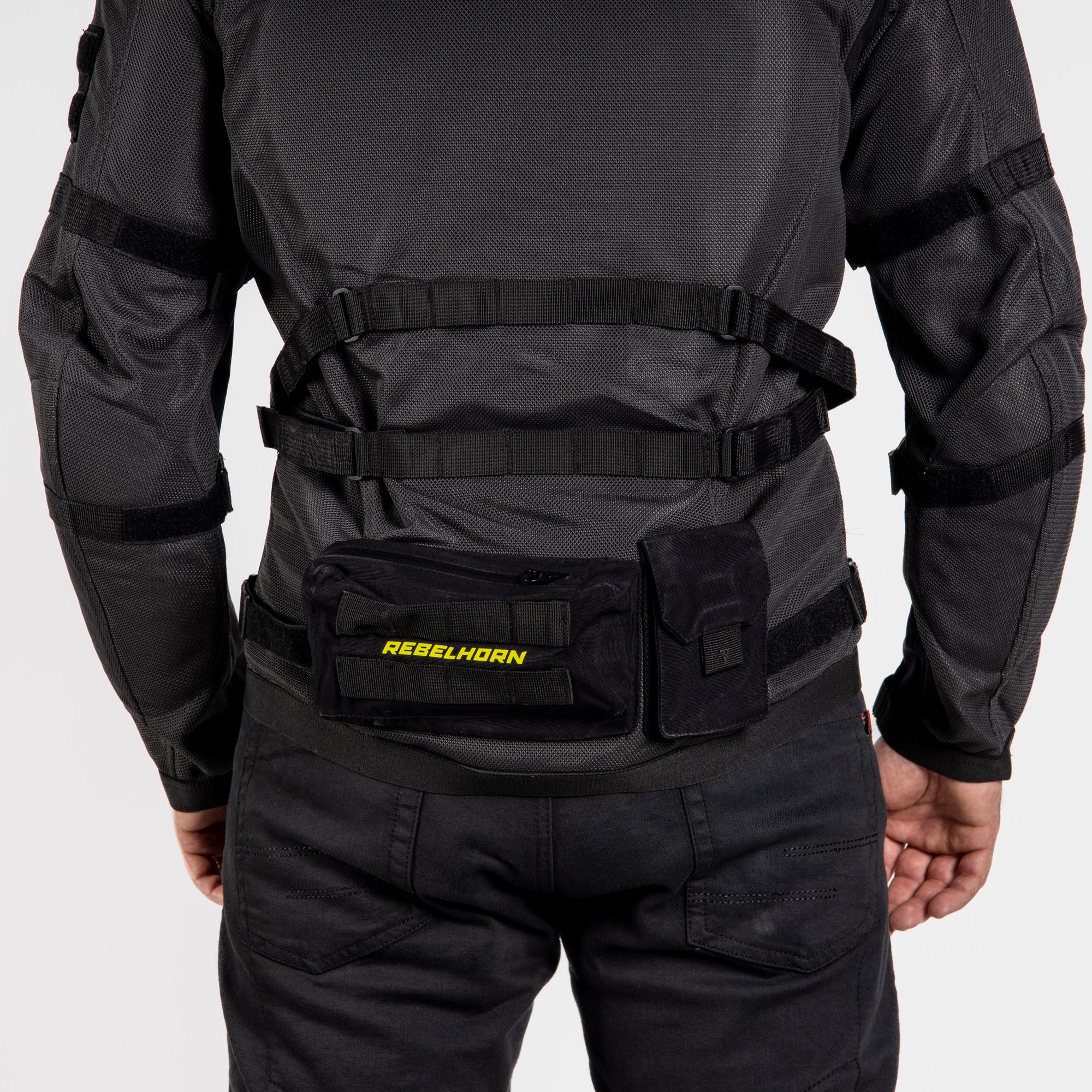 Side view of Rebelhorn Brutale Motorcycle Textile Jacket