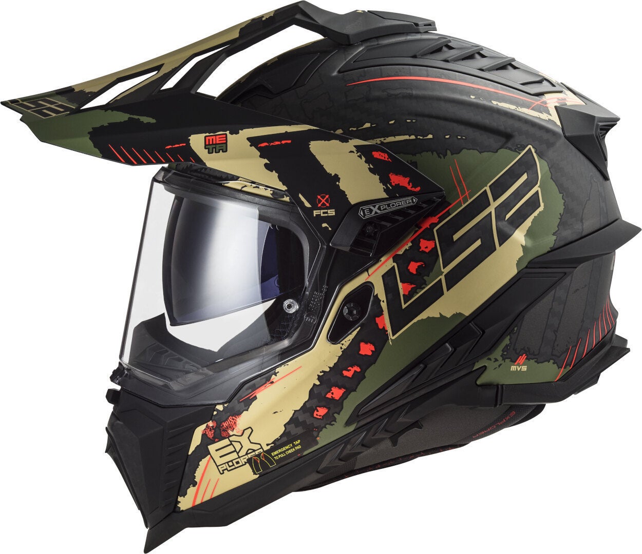 LS2 MX701 Explorer Carbon Extend 06 Casco da motocross XS (53/54) Figura 2