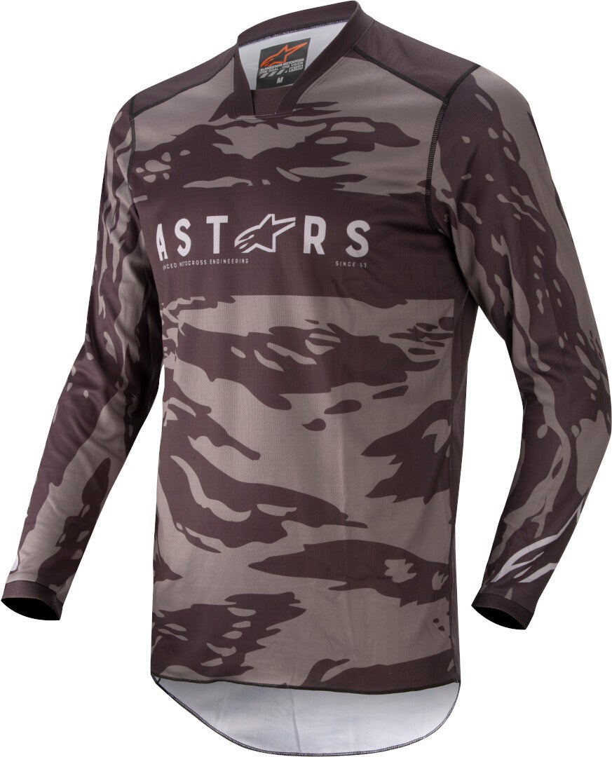 Alpinestars Racer Tactical Motokrosový dres Černá/šedá L Obrázek 1
