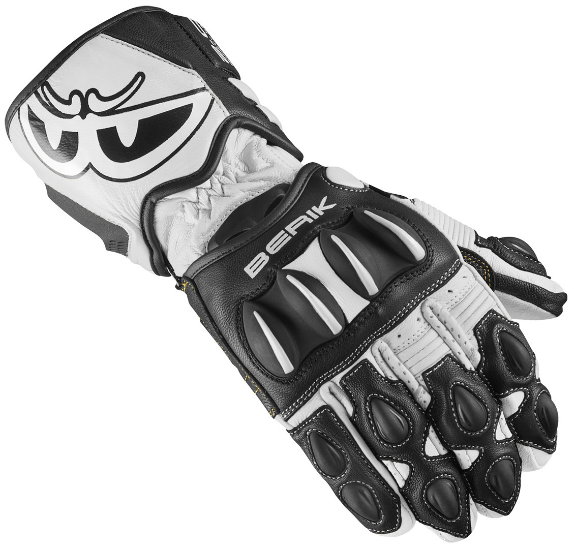 Berik Thunar Evo Motorcykel handsker Sort/hvid S Figur 1