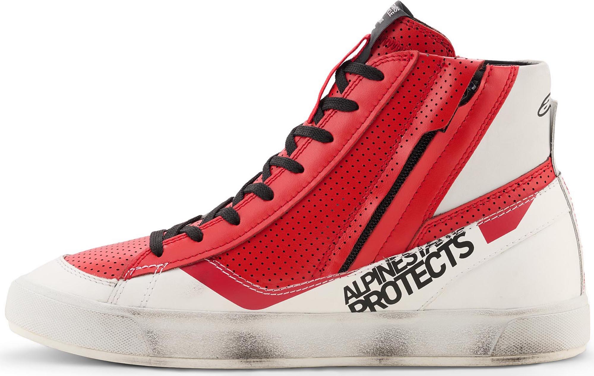 Alpinestars Stated Flair Chaussures moto Blanc/Rouge 10 Figure 3
