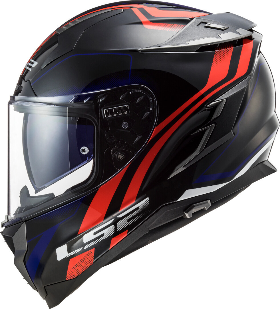 LS2 FF327 Challenger Propeller Helmet black/red/blue L (59/60) Figure 6