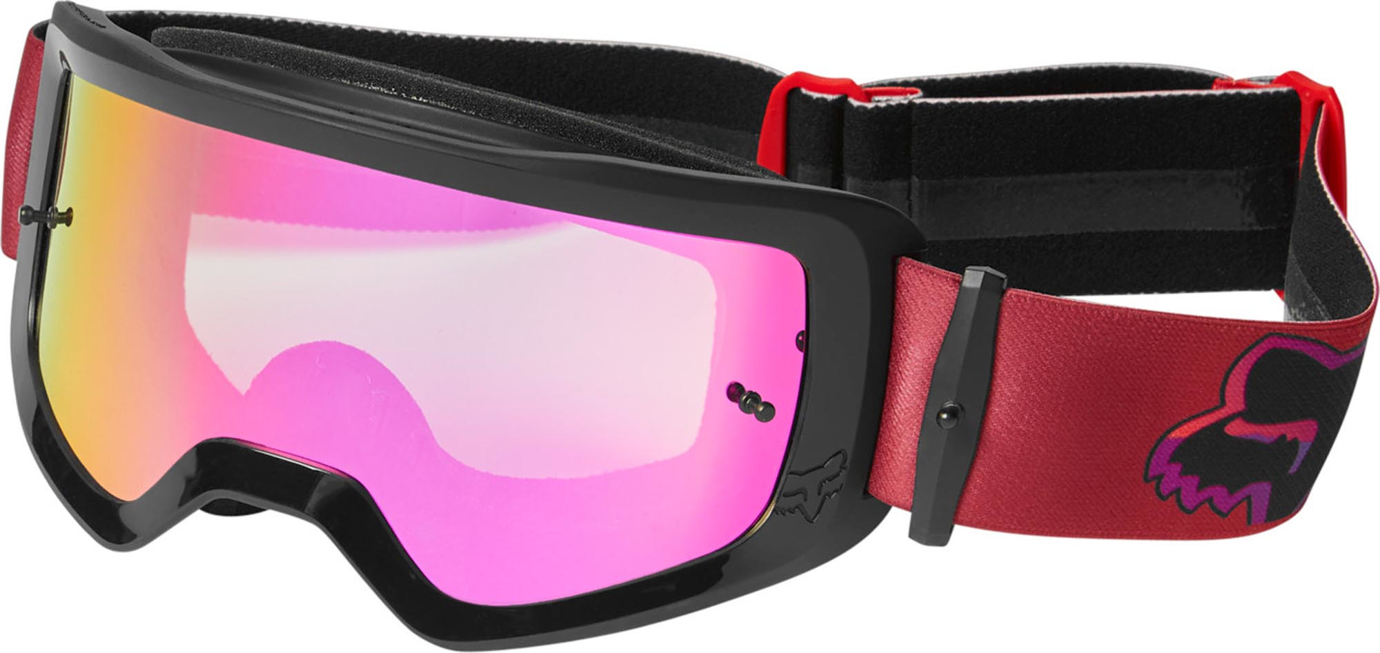 FOX Main Venz Spark Ochelari de motocross Roșu/Galben Figura 2