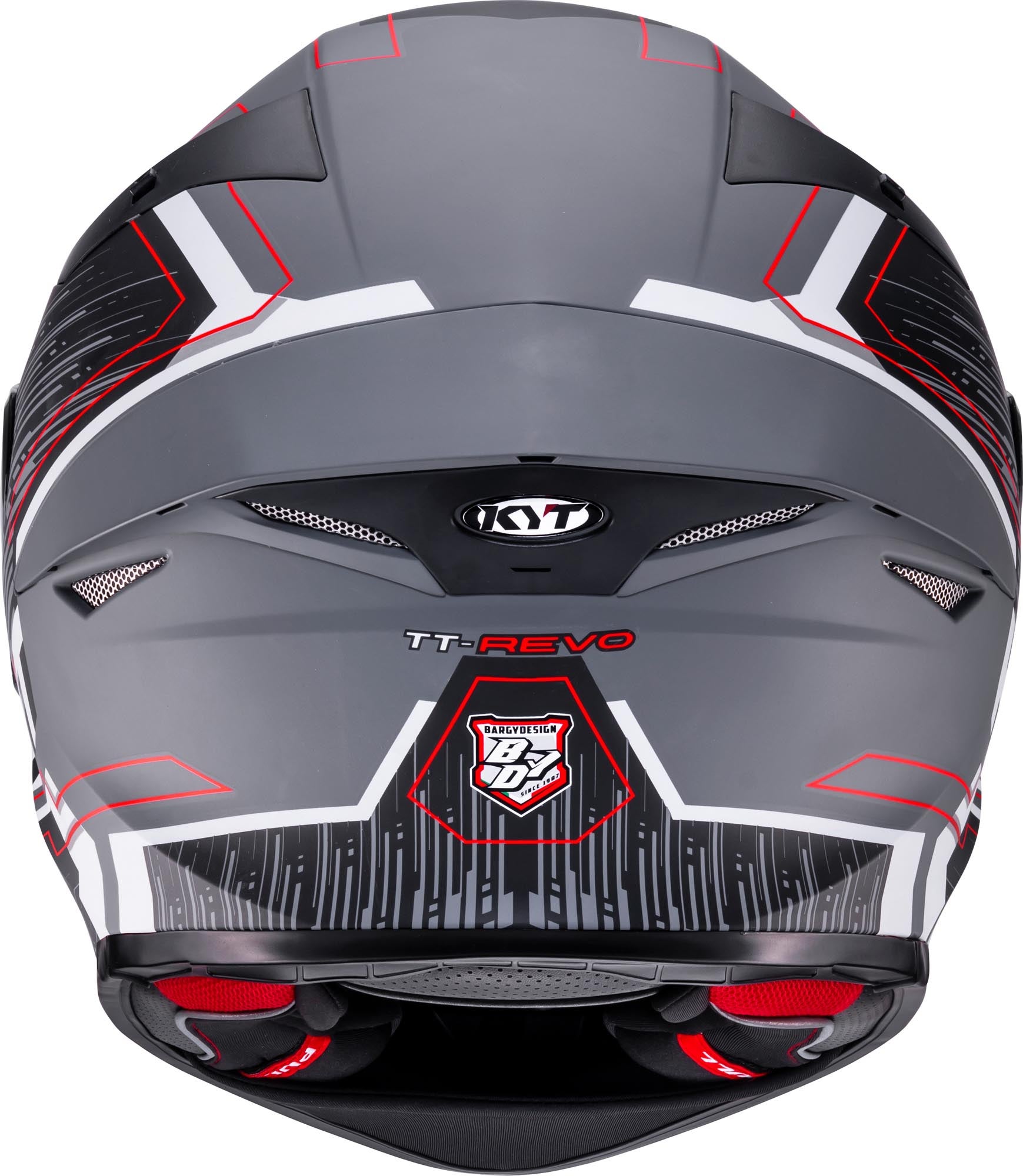 KYT TT-Revo Speeding Helm grau matt S (55/56) Abbildung 4