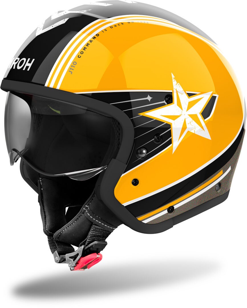 Airoh J110 Command Casco Jet amarillo/negro/blanco XXL (63) Figura 1